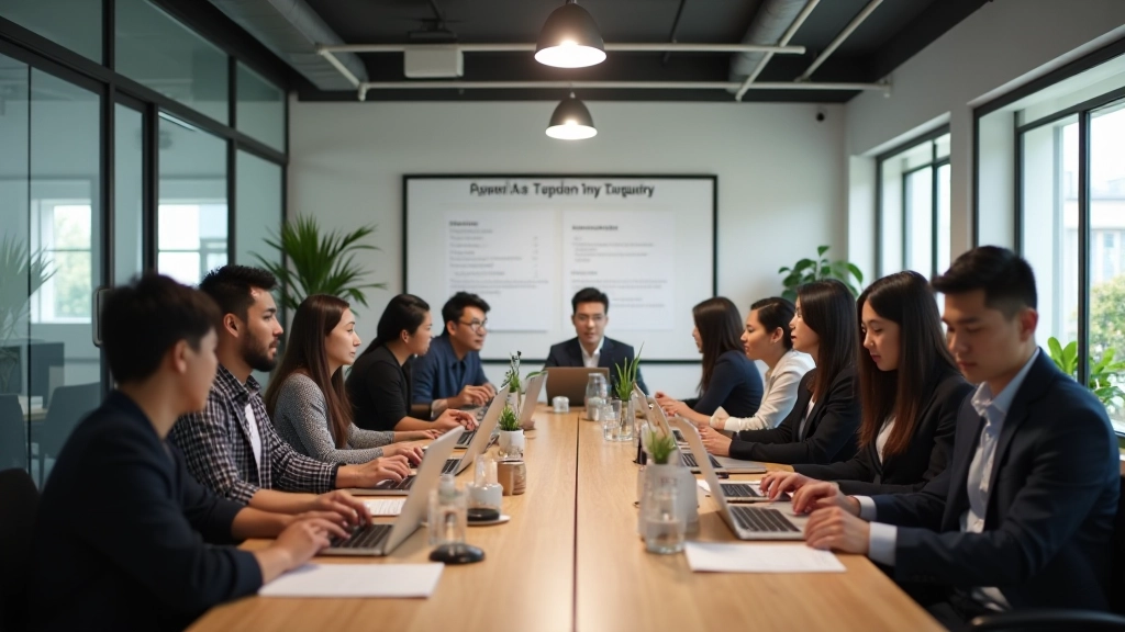 DuoLang Navigation Inc. design team workspace with international collaboration